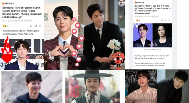 Park Bo-gum and Kim Nam-gil