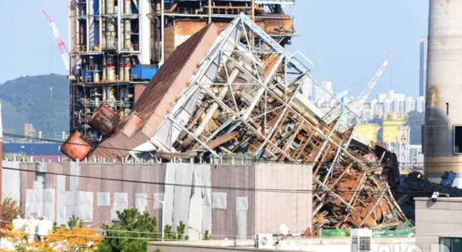 South Korea Power Plant Collapse